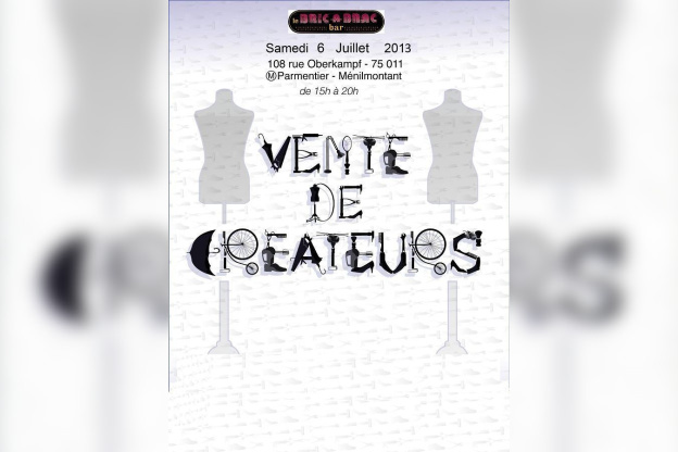 les ventes d'artistes et créateurs du BRIC A BRAC