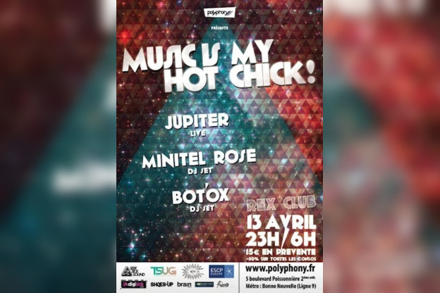 Minitel Rose, Music Is My Hot Chick, Rex Club