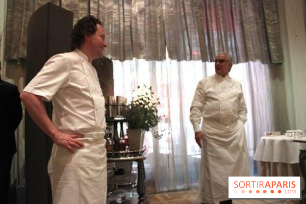 Tom Kitchin et Alain Ducasse au Plaza Athénée