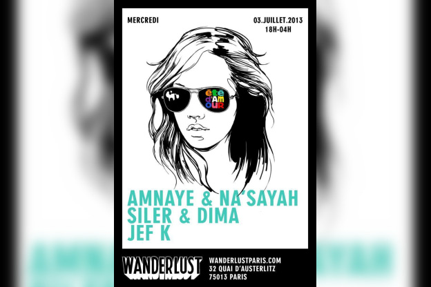 ÉTÉ D'AMOUR avec AMNAYE & NA'SAYAH / SILER & DIMA / JEF K