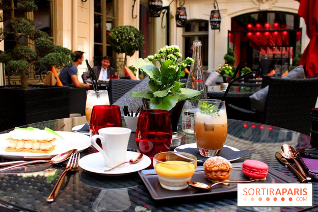 La terrasse du Buddha Bar Hotel Paris