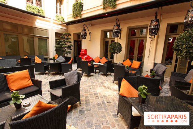 La terrasse du Buddha Bar Hotel Paris