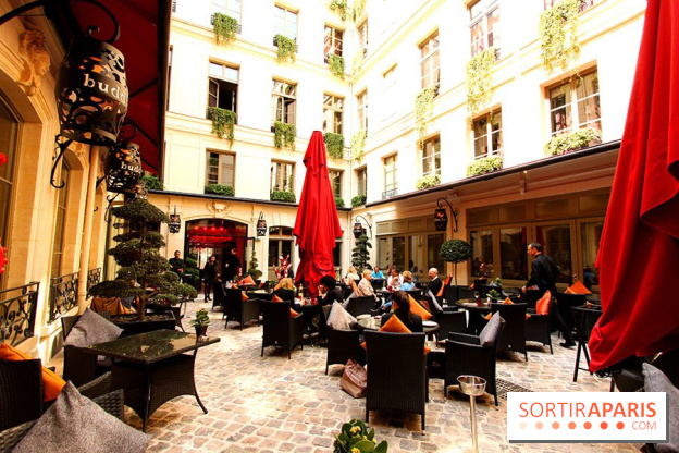 La terrasse du Buddha Bar Hotel Paris