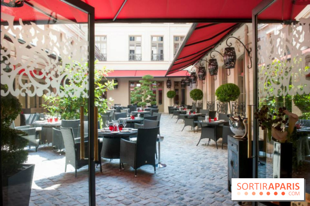 La terrasse du Buddha Bar Hotel Paris