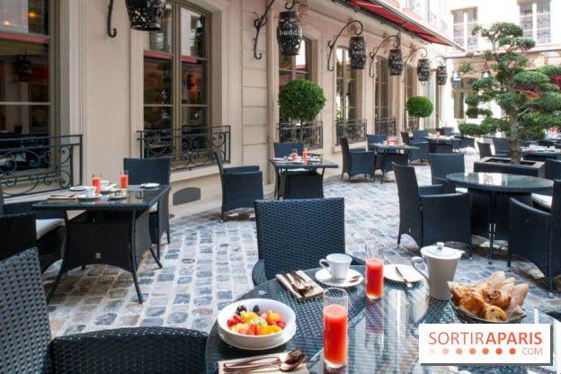 La terrasse du Buddha Bar Hotel Paris