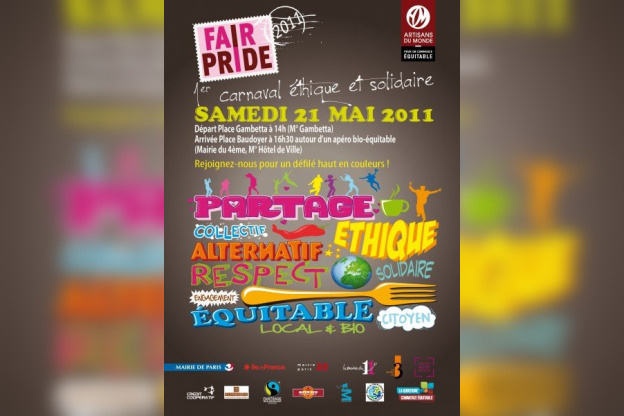 fairpride, 1er carnaval éthique et solidaire, quinzaine du commerce équitable, samedi 11 mai 2011