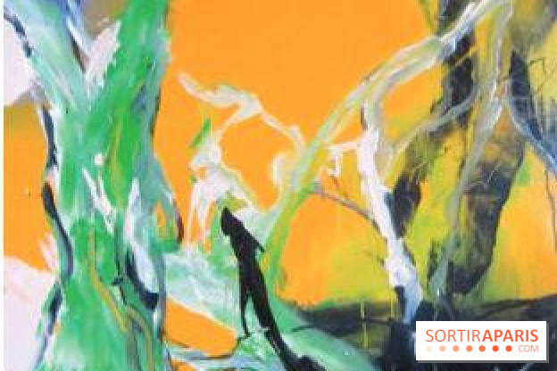 Geneviève PEDEAU-SAID , Fable du désir et de l'échec, 2013, acryl. sur toile, 130 x 130 cm