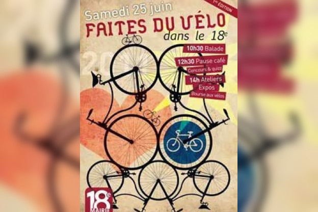 Faîtes du vélo, XVIIIème arrondissement, Paris