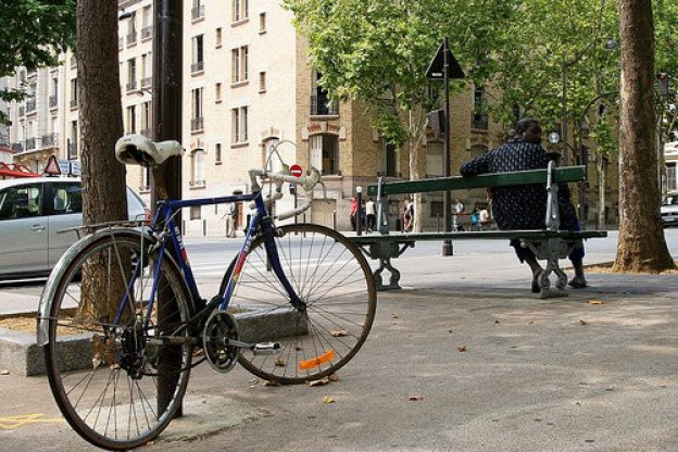 Vélo, Arbre, Paris