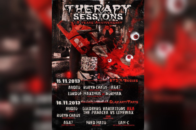 THERAPY SESSIONS 10 YEARS ANNIVERSARY PARIS @ GLAZART