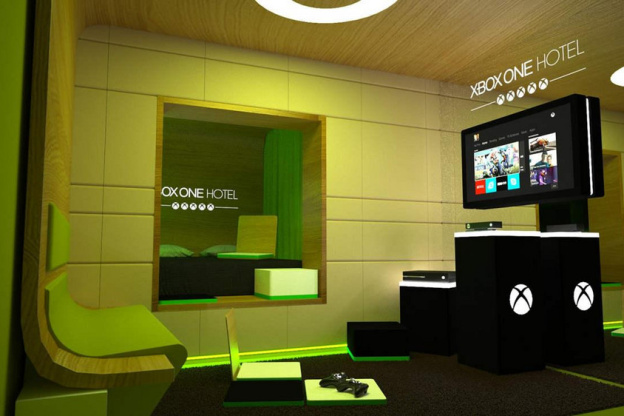 L'hötel O devient le "Xbox One Hôtel" à l'occasion de la sortie de la console