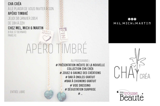 L'apéro timbré débarque à Paris le 30 janvier