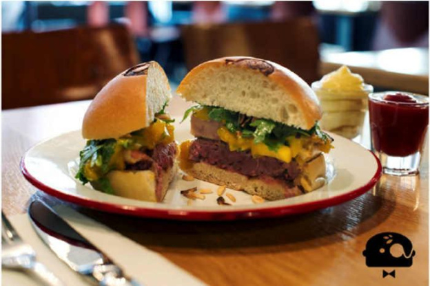 Monsieur Eric, le burger de Noël de l'Atelier Saint-Georges