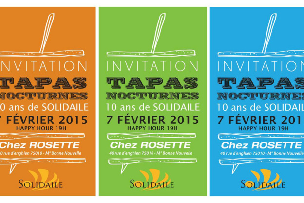 Soirée tapas Chez Rosette pour l'association Solidaile