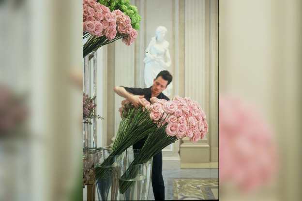 L'atelier floral de Jeff Leatham au Four Season Hotel GeorgesV