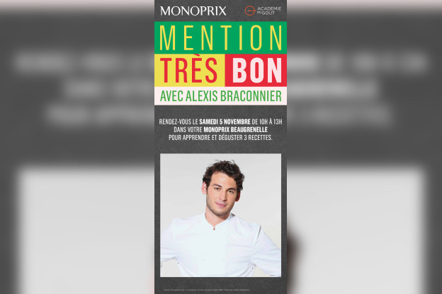 Le Cooking Show de Monoprix avec Alexis Braconnier