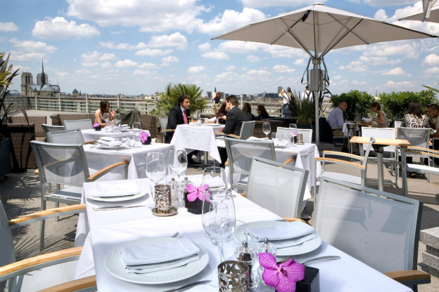 Les belles terrasses parisiennes de Noura