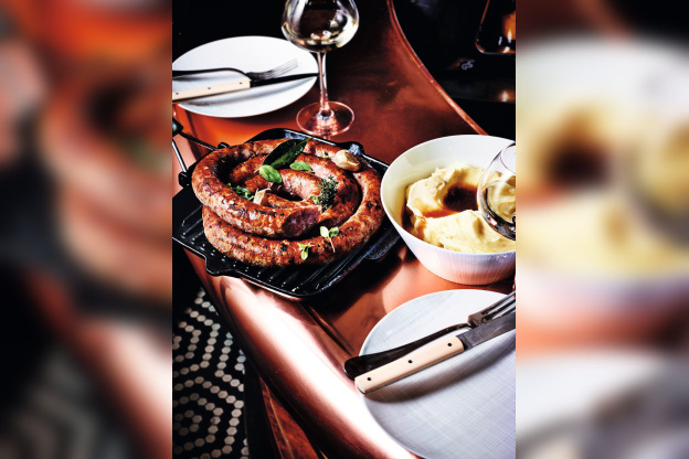 "La meilleure saucisse purée" est à l'honneur chez Lazare !