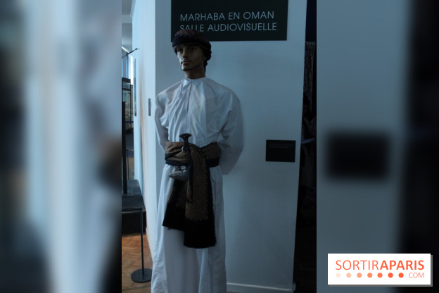 exposition Oman et la Mer - détail : habit traditionnel