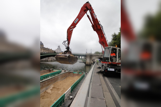 Paris Plages, Sable, Quais de Seine