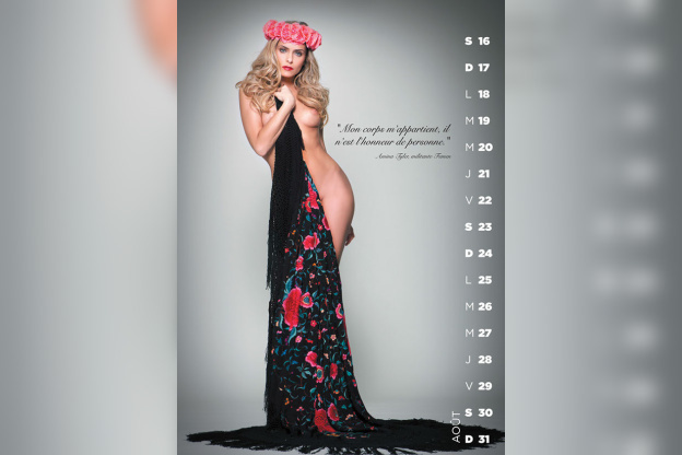 Calendrier Clara Morgane 2014