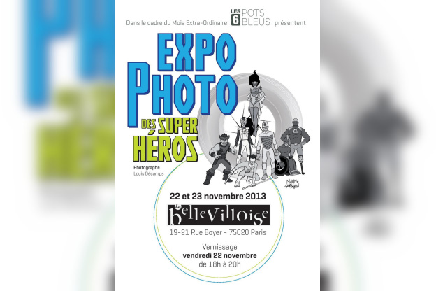 exposition Super Héros à la Bellevilloise