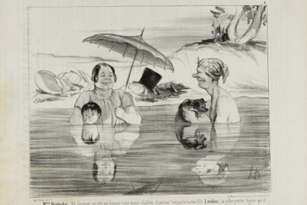 Plages à Paris selon Daumier à la Maison de Balzac