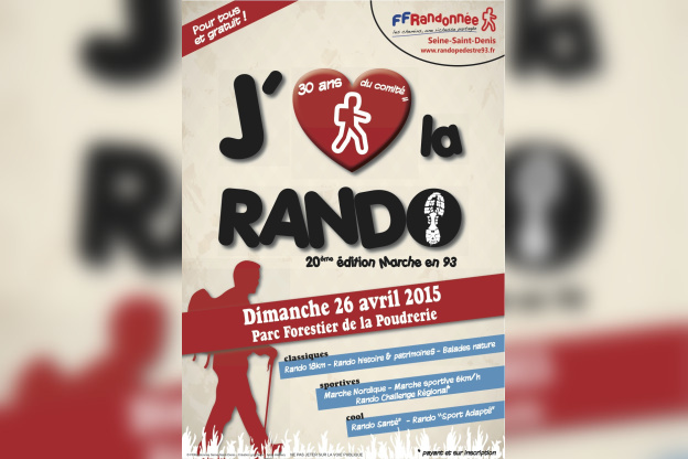 Fête de la randonnée 2015 au Parc forestier de la Poudrerie