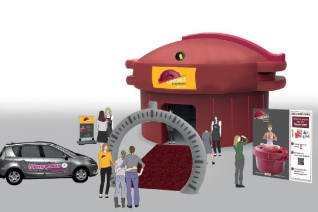 Un Micro Minute™ Tupperware géant à la Défense