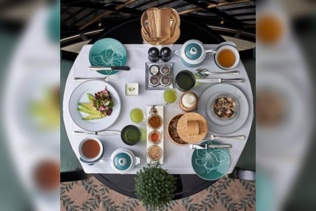 Le petit déjeuner gluten et lactose free du Shangri La