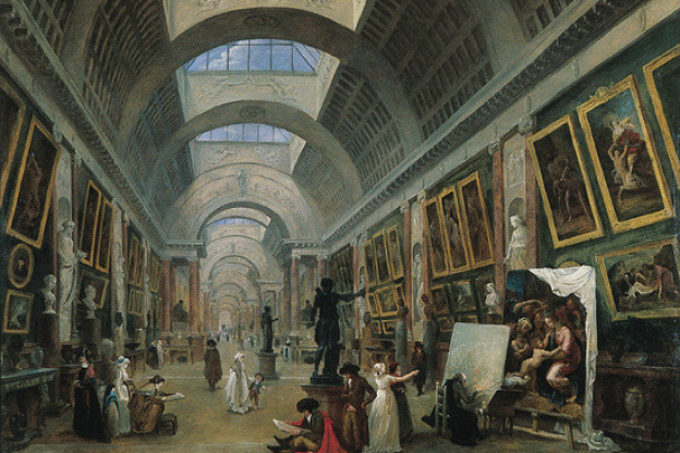 Hubert Robert au Musée du Louvre