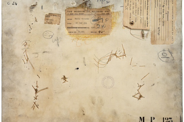 Philippe Gronon révèle le verso des tableaux au Musée Picasso