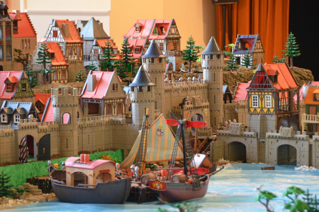 Journées du Patrimoine 2017, une reconstitution de Pontoise en Playmobil