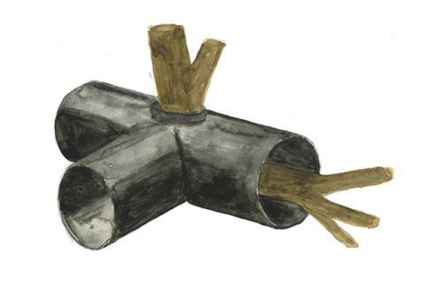 FIAC 2017 : l'étrange Colonne d'eau d'Oscar Tuazon Place Vendôme