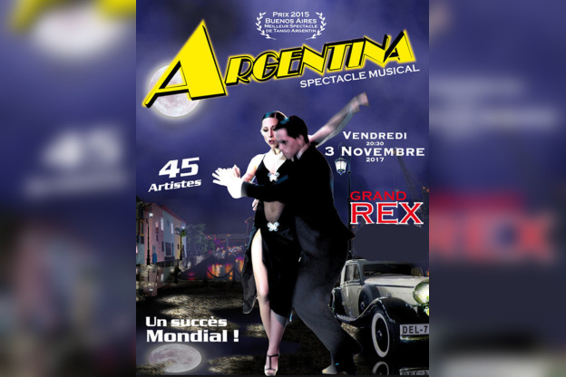 Argentina, le spectacle musical inédit au Grand Rex de Paris
