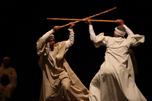 Dans le cercle des hommes du Nil, le spectacle d'art martial égyptien auQuai Branly