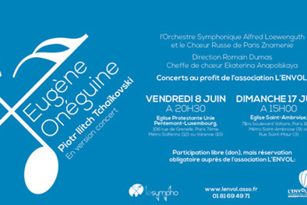 Eugène Onéguine en version concert, au profit de l'association L'ENVOL