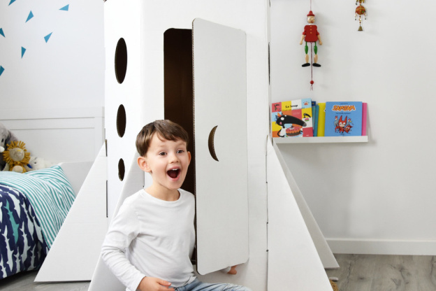 Les maisons et fusées en carton de Cartons & Co