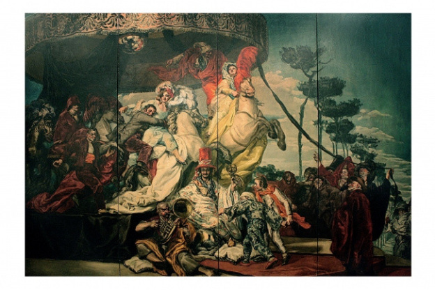 Exposition Sert au Petit Palais, José María Sert, Le Carrousel, détail, 1923 / Crédit : © Museo nacional de artes decorativa