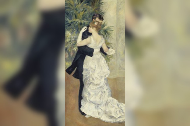 Impressionnisme et la Mode Musée d'Orsay | Pierre-Auguste Renoir, Danse à la ville, 1883