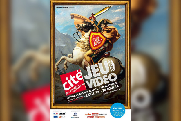 affiche exposition Jeu video Cité des Sciences