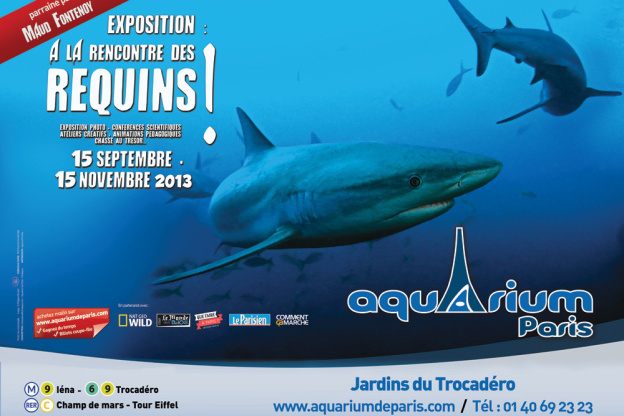 exposition A la rencontre des requins à l'Aquarium de Paris