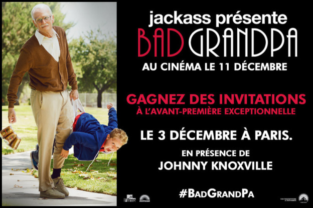 Bad GrandPa en avant-première à Paris, gagnez vos invitations