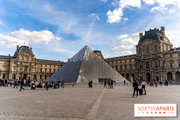 La flamme olympique des JO de Paris 2024, s'installera dans le Jardin des Tuileries - Musée du Louvre - carrousel du Louvre