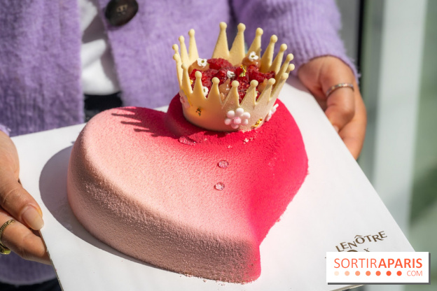 Le gâteau Reine de cœur de Fête des Mères par Lenôtre & Shy'm pour Princesse Margot