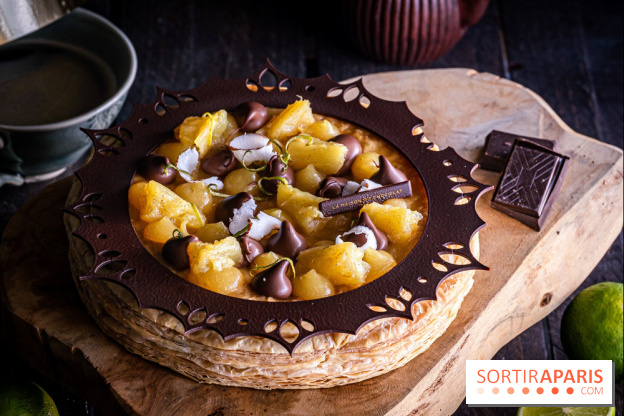 L'étonnante galette des Rois de La Maison Du Chocolat 2025 : Ananas Royal