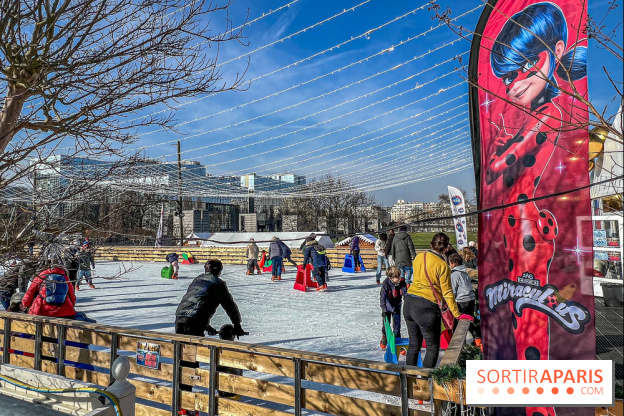 Une vraie patinoire s’installe Parc André Citroën : Patins en folie