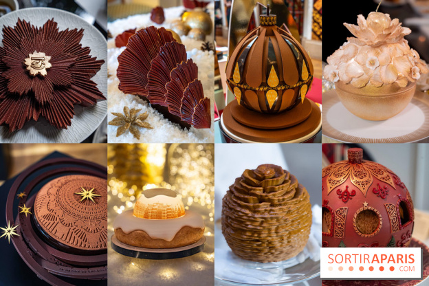Les bûches de Noël exceptionnelles à Paris 2025 les créations folles des palaces et grandes Maisons