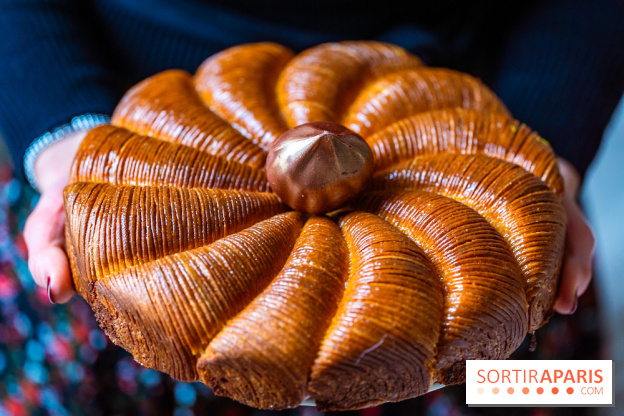 La sublime galette des Rois du Lutetia spéciale noisette