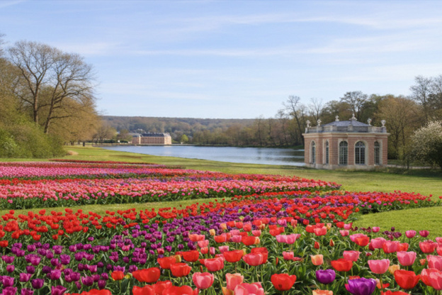 La Journée de la Tulipe au Château de Dampierre en Yvelines